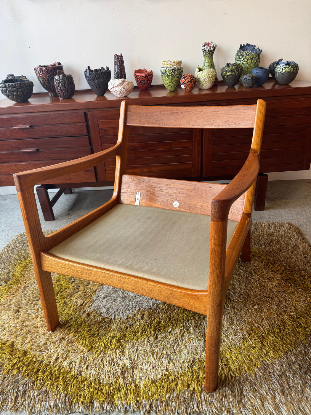 Ole Wanscher Teak Chair Pair