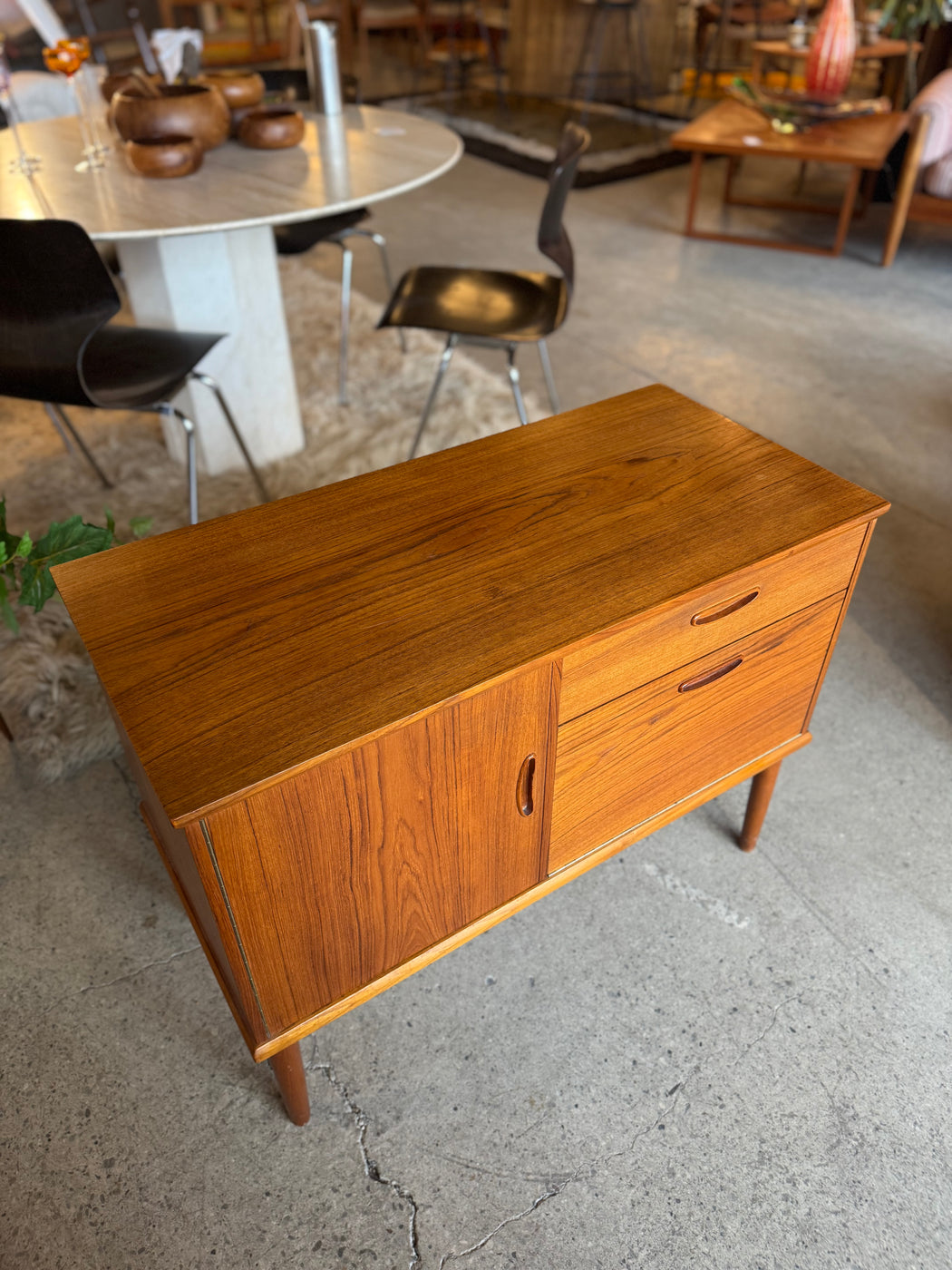 Danish Teak Petite Cabinet