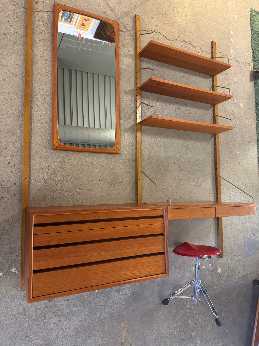 Cado Teak Wall Unit