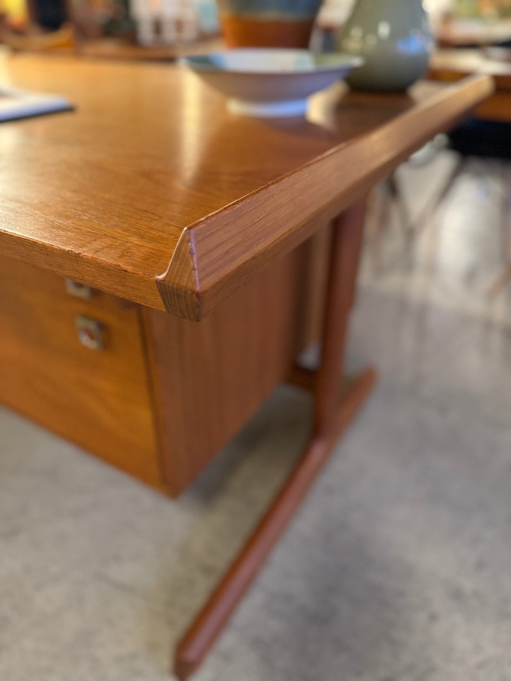 SALE • HP Hansen Teak Executive Desk