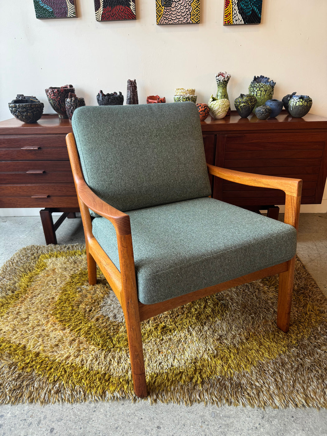 Ole Wanscher Teak Chair Pair