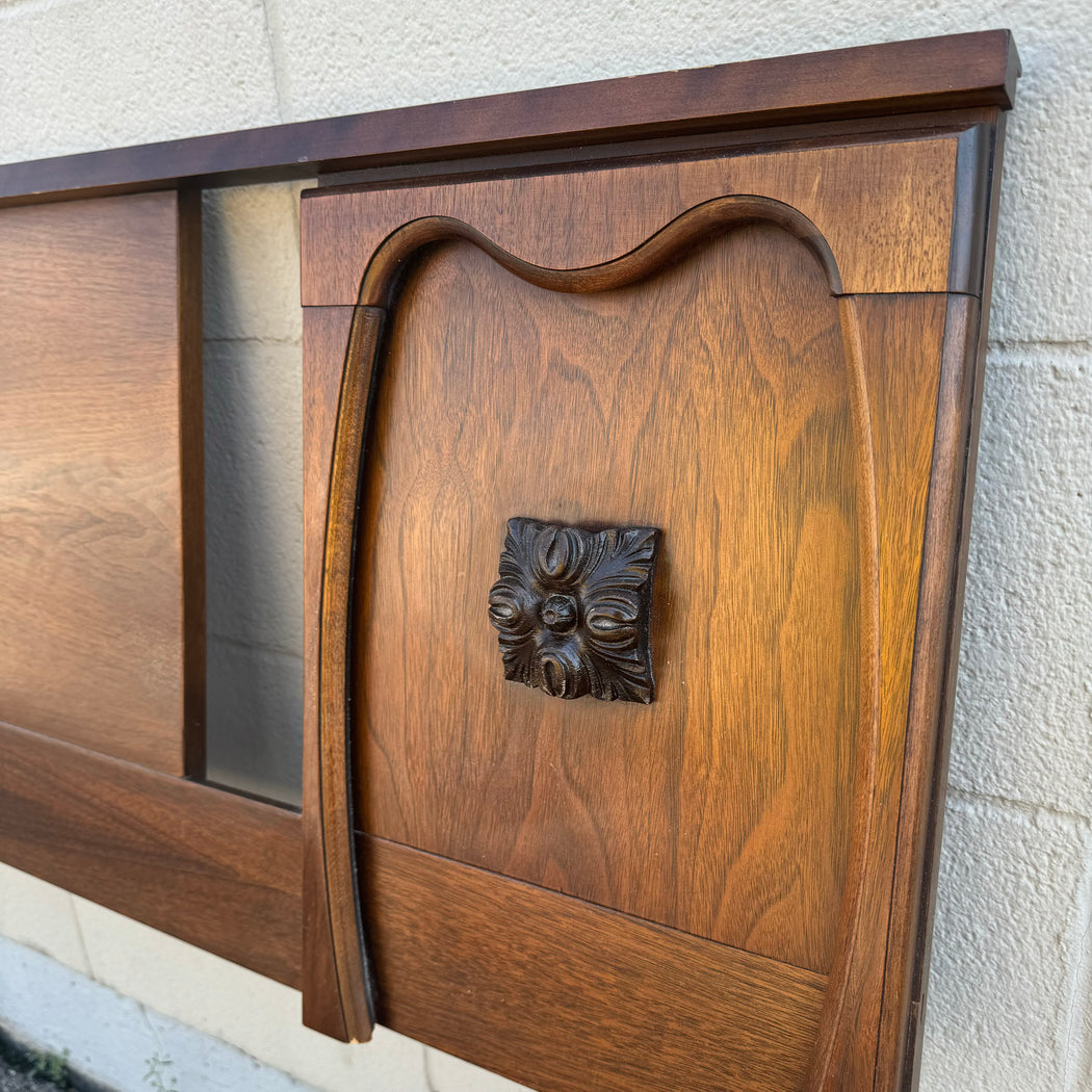 60s Walnut Double/Queen Headboard