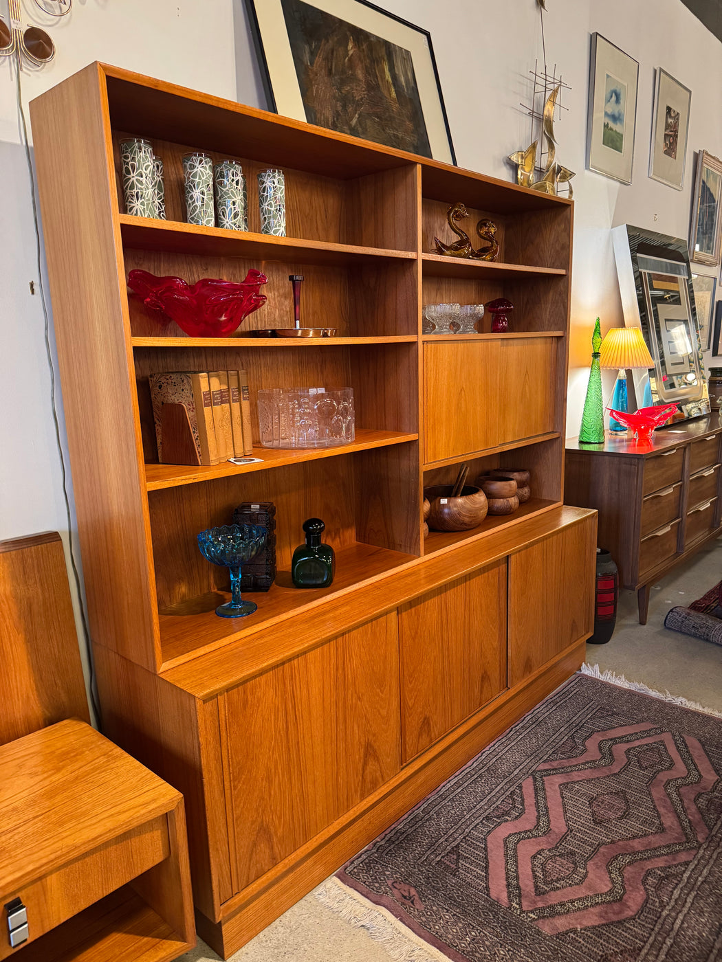 Danish Teak Shelving Unit