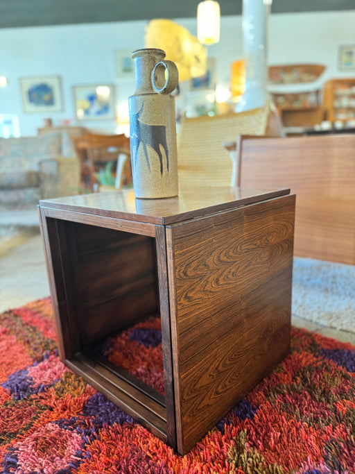 Nesting Rosewood Cube Tables by Kai Kristiansen