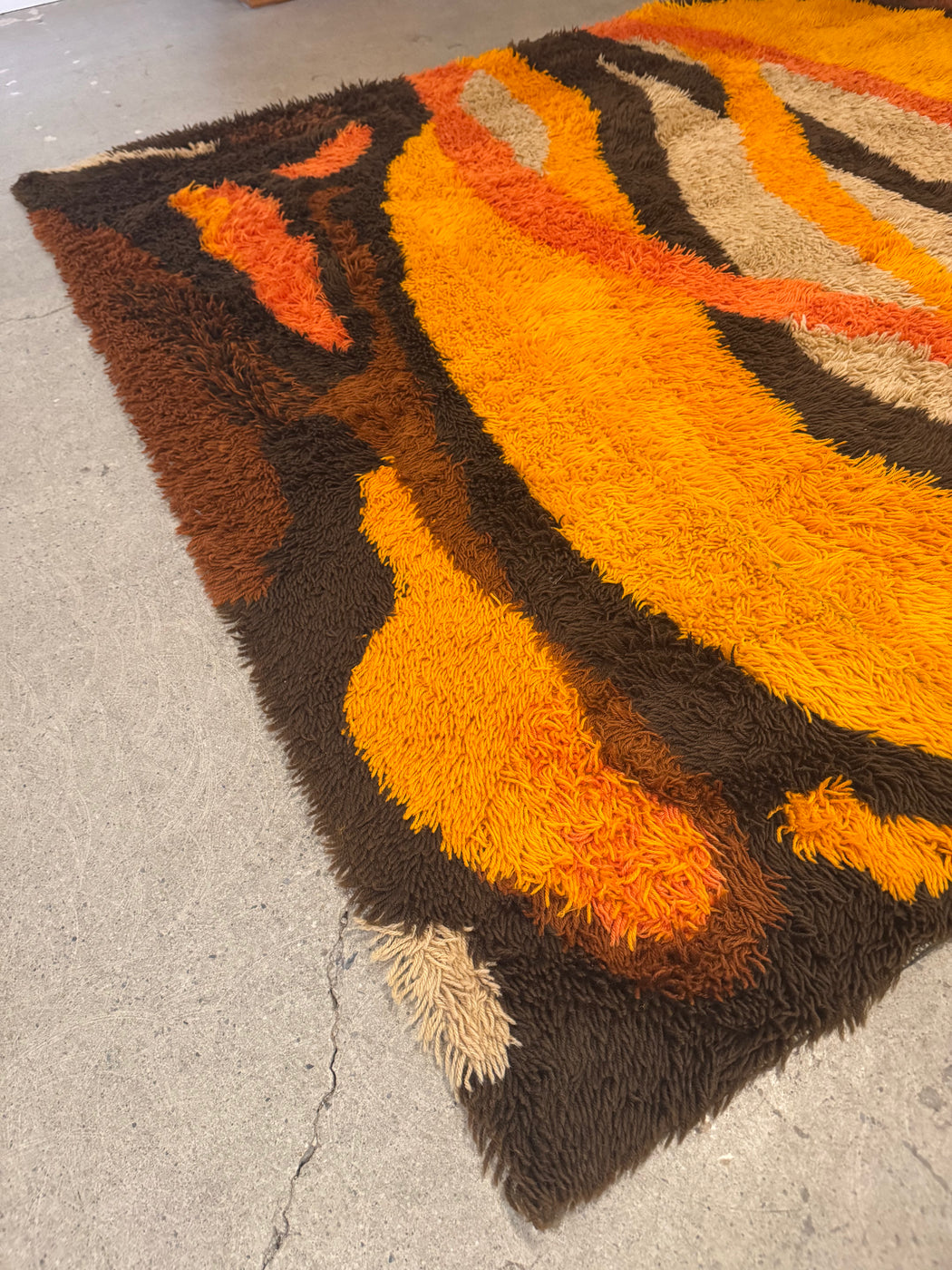 Scandinavian 1960s Rya Rug