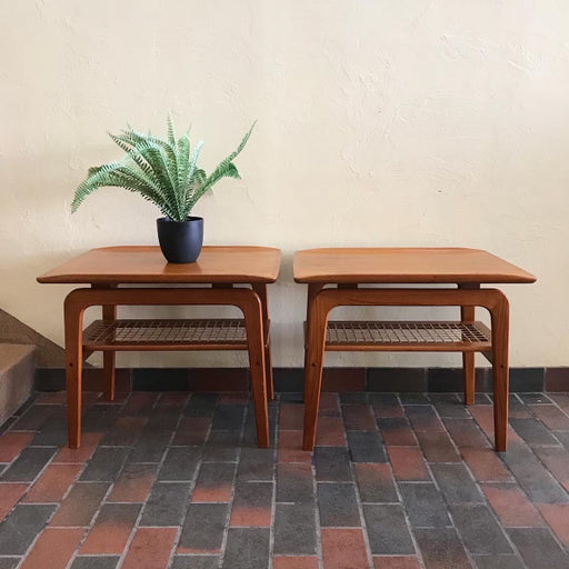 Pair of Danish Teak Side Tables