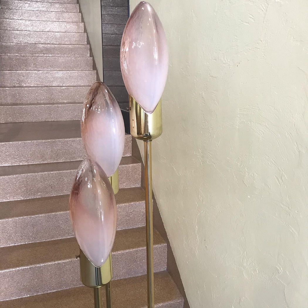 Brass Lollipop Floor Lamp
