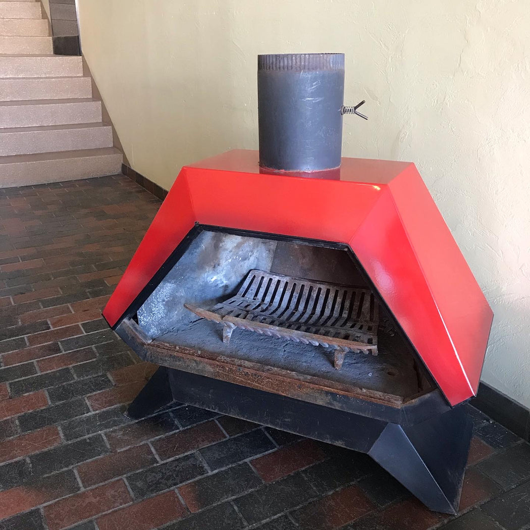 SALE * Glo-Fire Midcentury Fireplace