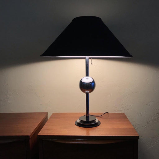 70s Chrome Ball Lamp
