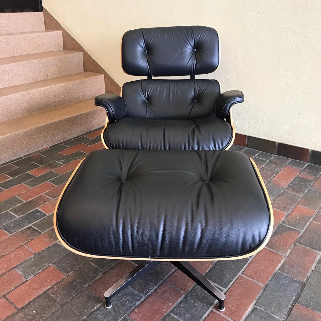 Sold • Authentic Eames Lounge Chair + Ottoman