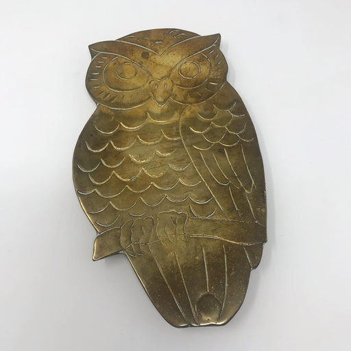 Brass Owl Trivet
