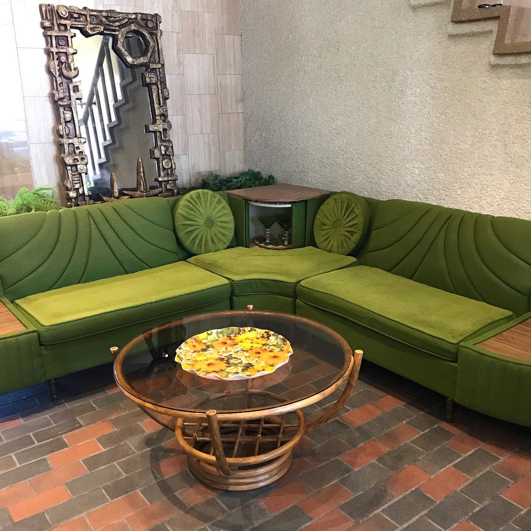 Kermit Green Sectional Sofa