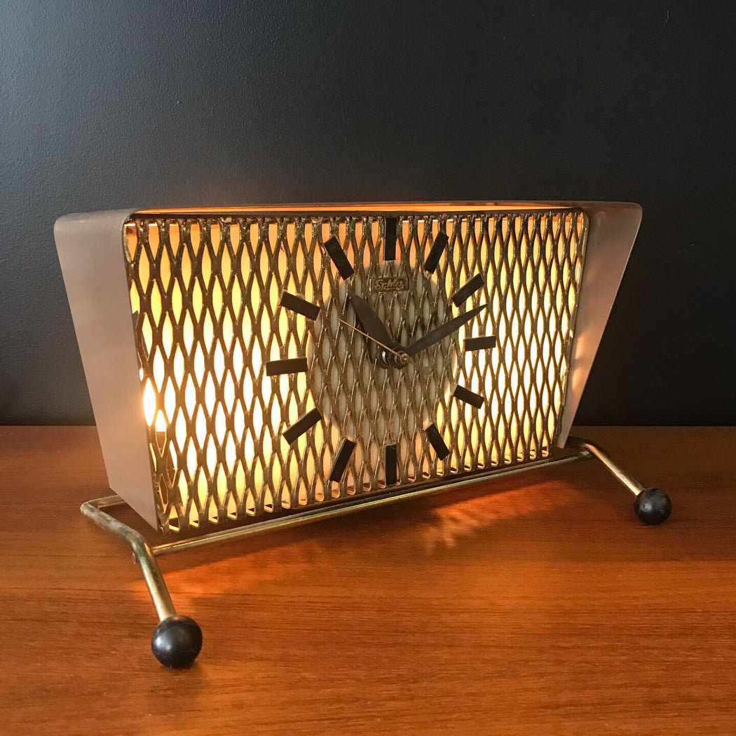 Sold • Atomic TV Lamp Clock