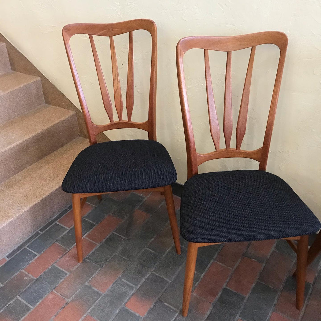 SOLD • Koefoeds Hornslet Ingrid Dining Chairs