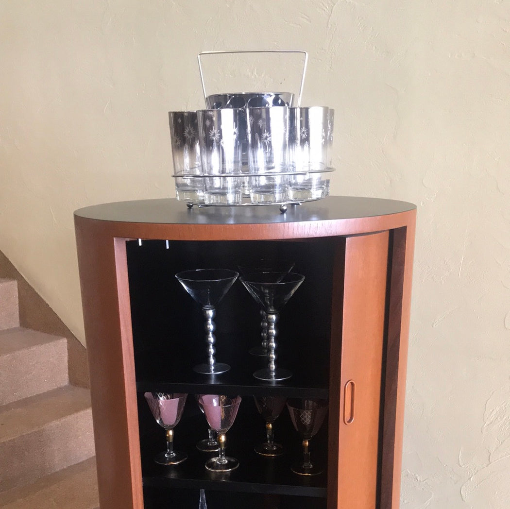 RS Associates Cylinder Bar Cabinet