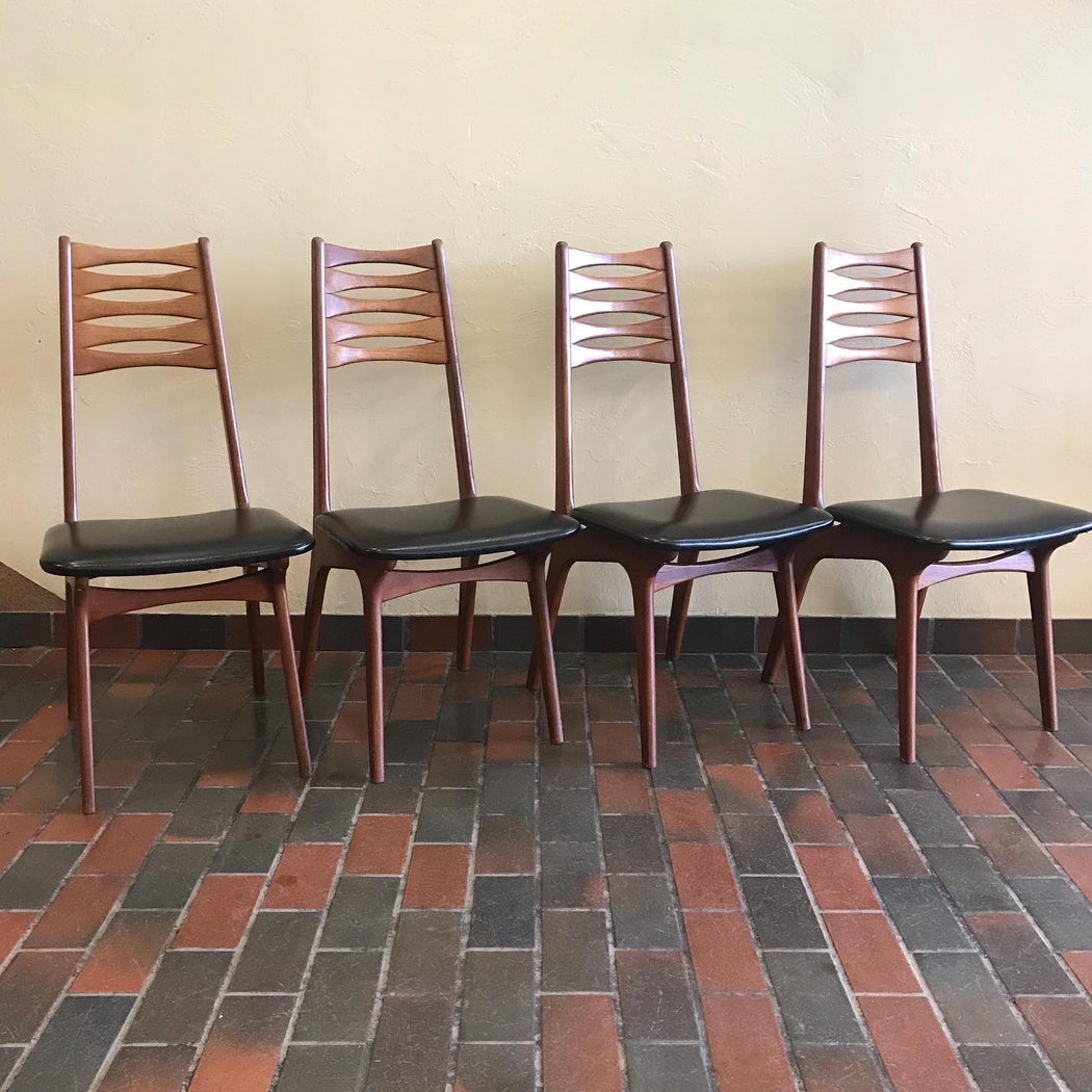 Sold • Set of 4 Boltinge Stolefabrik Dining Chairs