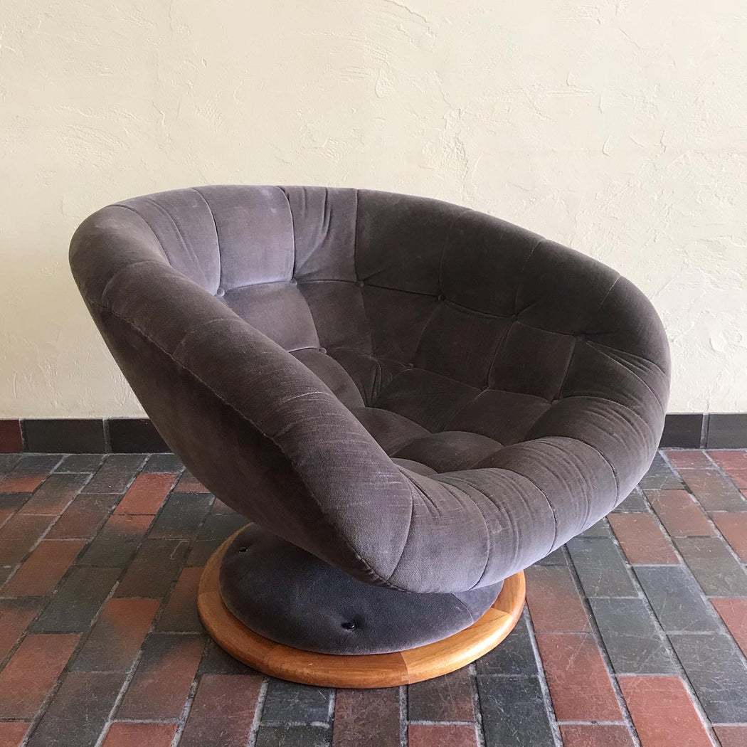 SOLD • R. Huber Swivel Tub Chairs