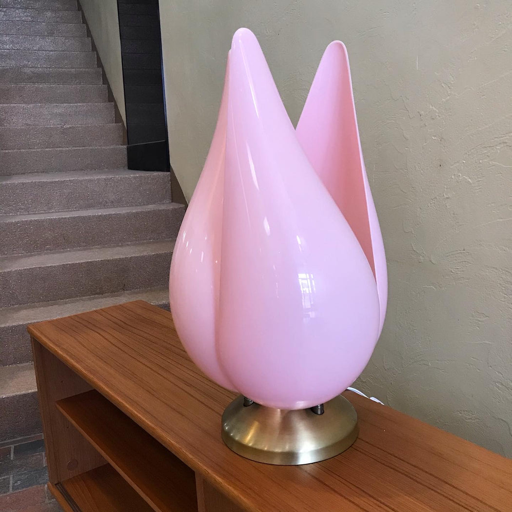 SOLD • Pink Rougier Lamp