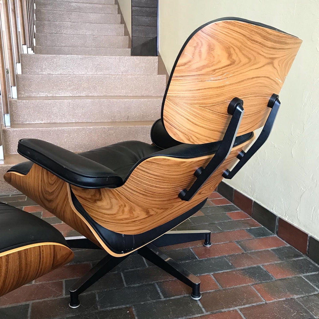 Sold • Authentic Eames Lounge Chair + Ottoman