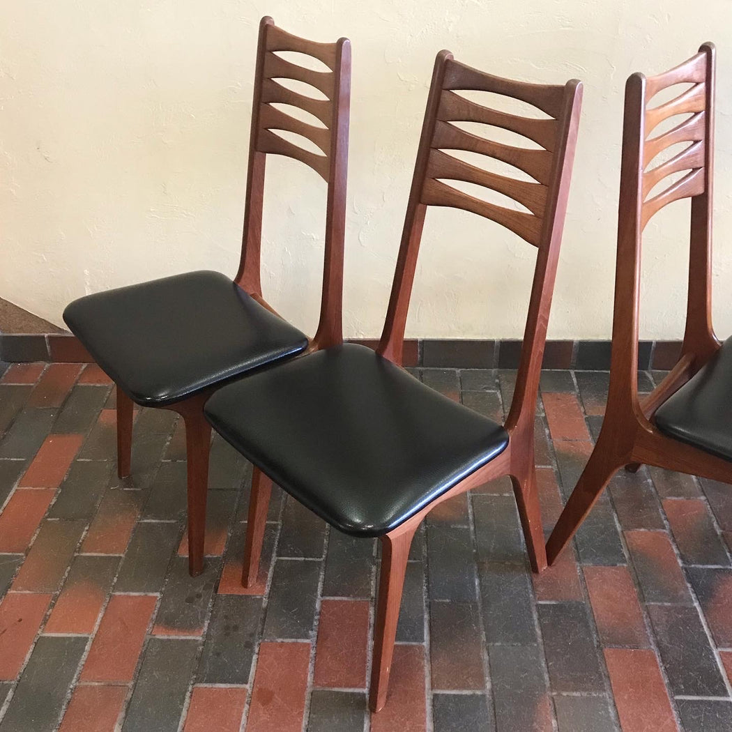 Sold • Set of 4 Boltinge Stolefabrik Dining Chairs