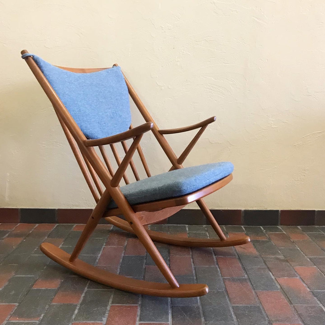 SOLD • Bramin Danish Teak Rocking Chair