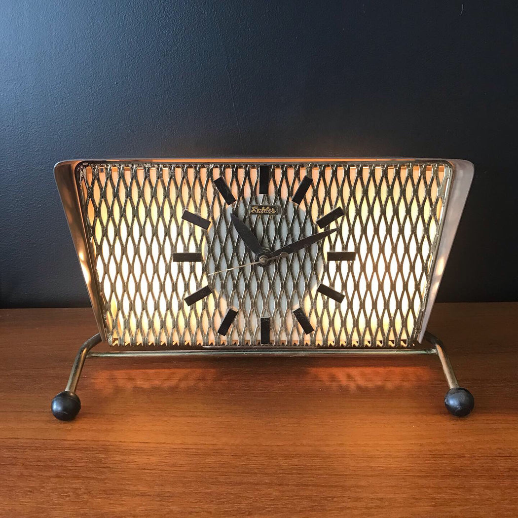 Sold • Atomic TV Lamp Clock