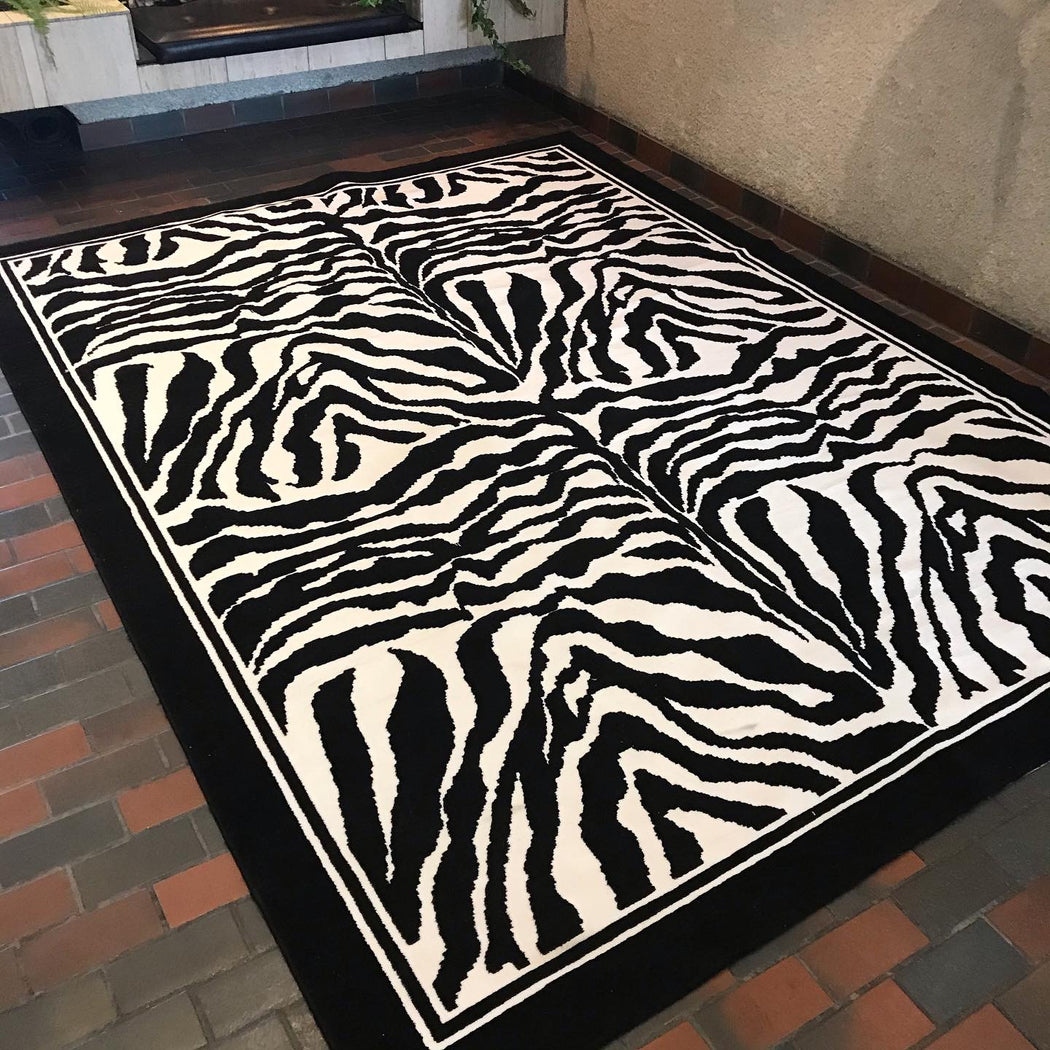 SALE • Zebra Print Rug